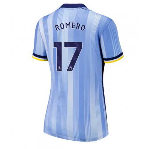 Fotbalové Dres Tottenham Hotspur Cristian Romero #17 Dámské Venkovní 2024-25 Krátký Rukáv